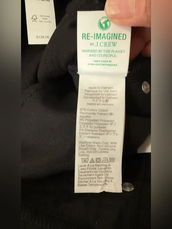 NWTA J.Crew Black Demi Boot Crop Jeans
Size 26 - Picture 6 of 10